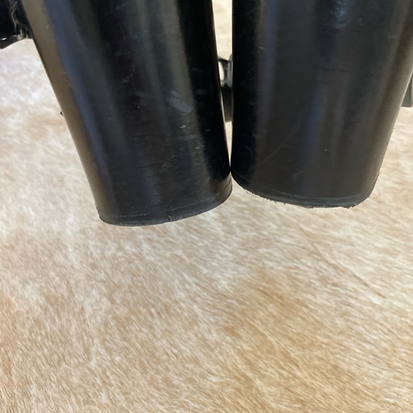 GUC Ann Demeulemeester black leather buckle and block heel 7 1/2 - Picture 8 of 9